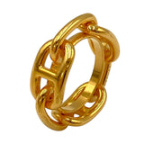 エルメス HERMES ルガデ スカーフリング ゴールド メタル アクセサリー