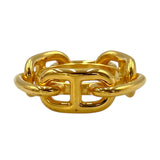 エルメス HERMES ルガデ スカーフリング ゴールド メタル アクセサリー