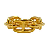 エルメス HERMES ルガデ スカーフリング ゴールド メタル アクセサリー