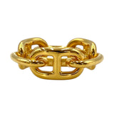 エルメス HERMES ルガデ スカーフリング ゴールド メタル アクセサリー