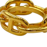 エルメス HERMES ルガデ スカーフリング ゴールド メタル アクセサリー