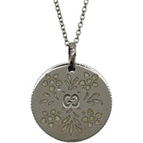 グッチ GUCCI アイコンブルームネックレス ホワイトゴールド Au750 ジュエリー