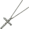 ティファニー TIFFANY＆CO スモールクロスネックレス プラチナ Pt950 ダイヤモンド ジュエリー