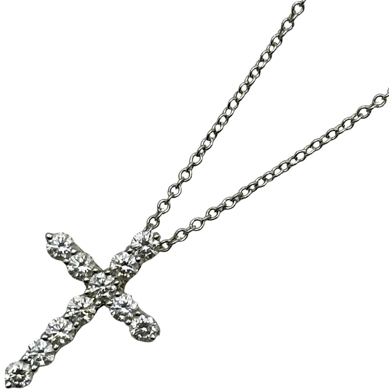 Tiffany & Co. クロスモチーフ ネックレス プラチナ PT ティファニー TIFFANY＆CO スモールクロスネックレス プラチナ Pt950