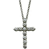 ティファニー TIFFANY＆CO スモールクロスネックレス プラチナ Pt950 ダイヤモンド ジュエリー