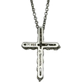 ティファニー TIFFANY＆CO スモールクロスネックレス プラチナ Pt950 ダイヤモンド ジュエリー
