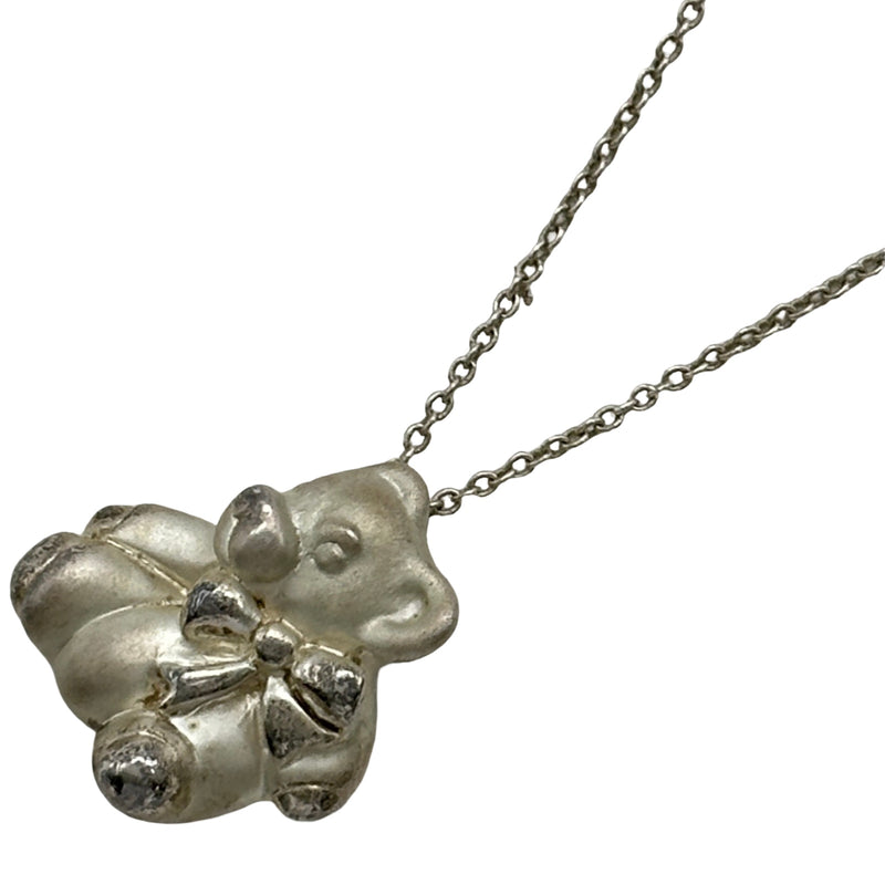 ティファニー テディベア チャーム シルバー 925 クマ 熊 ペンダントトップ ティファニー TIFFANY＆CO テディベアネックレス シルバー 925