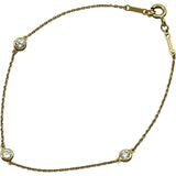 ティファニー TIFFANY＆CO バイザヤードブレス ゴールド 750 ダイヤモンド ジュエリー