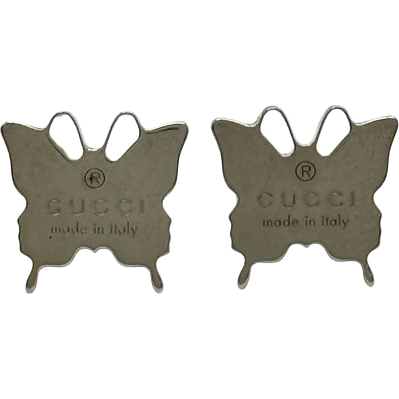 グッチ GUCCI バタフライ ピアス Ag925 フック グッチ GUCCI バタフライピアス シルバー Ag925 ジュエリー | 中古