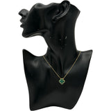 ヴァンクリーフ＆アーペル Van Cleef & Arpels ヴィンテージアルハンブラネックレス ゴールド Au750 マラカイト ジュエリー