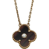ヴァンクリーフ＆アーペル Van Cleef & Arpels ヴィンテージアルハンブラネックレス ピンクゴールド Au750 ブルズアイ ジュエリー