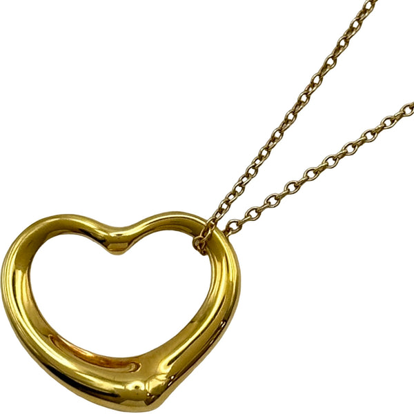 ティファニー TIFFANY＆CO オープンハートネックレス ゴールド 750