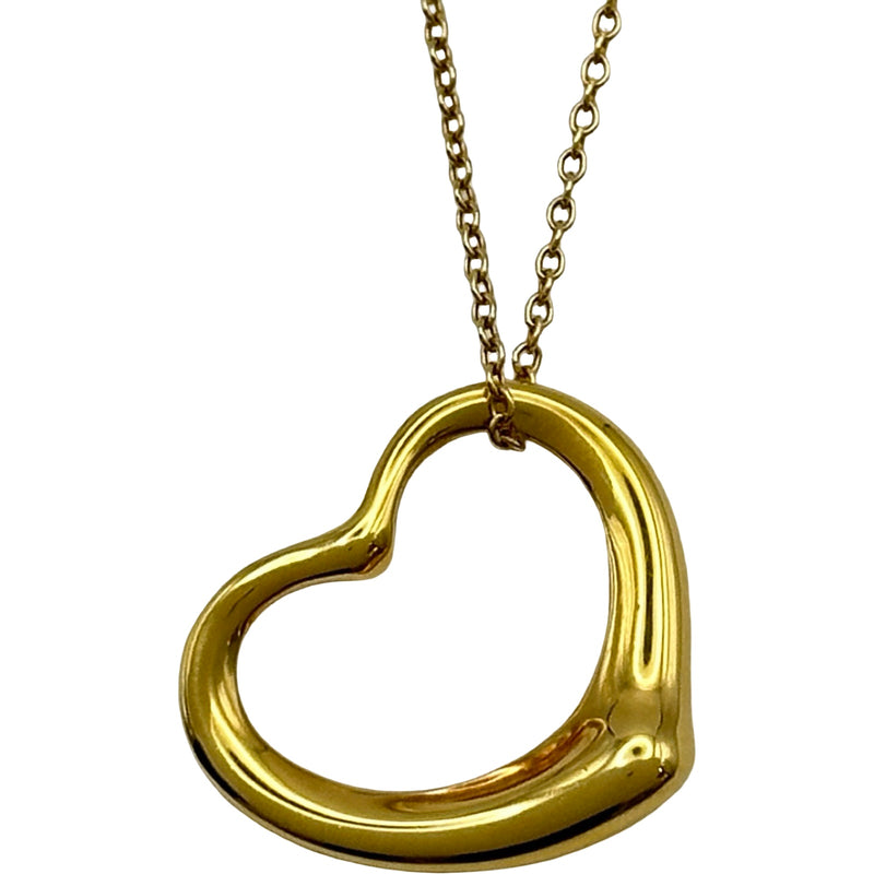 ティファニー TIFFANY＆CO オープンハートネックレス ゴールド 750