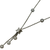 ブルガリ BVLGARI ビーゼロワンエレメントネックレス ホワイトゴールド 750 ダイヤモンド ジュエリー