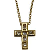 ティファニー TIFFANY＆CO クロスミニチュールネックレス ゴールド 18K ダイヤモンド ジュエリー