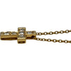 ティファニー TIFFANY＆CO クロスミニチュールネックレス ゴールド 18K ダイヤモンド ジュエリー