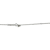 ティファニー TIFFANY＆CO Tスマイルネックレスミニ ホワイトゴールド Au750 ジュエリー