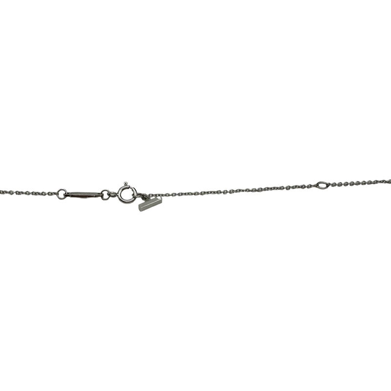 ティファニー TIFFANY＆CO Tスマイルネックレスミニ ホワイトゴールド