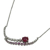 タサキ TASAKI ネックレス ホワイトゴールド K18WG/ルビー/ダイヤモンド ルビー ジュエリー