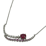 タサキ TASAKI ネックレス ホワイトゴールド K18WG/ルビー/ダイヤモンド ルビー ジュエリー