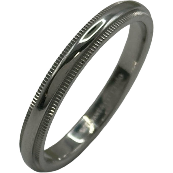 Tiffany & Co. ミルグレイン リング Pt950 ティファニー TIFFANY＆CO トゥギャザーミルグレインリング シルバー