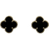 ヴァンクリーフ＆アーペル Van Cleef & Arpels スウィートアルハンブラピアス ピンクゴールド Au750/オニキス ジュエリー