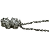 ハリーウィンストン HARRY WINSTON フォーゲットミーノットネックレス プラチナ Pt950 ダイヤモンド ジュエリー