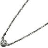 ティファニー TIFFANY＆CO バイザヤードネックレス プラチナ Pt950 ダイヤモンド ジュエリー