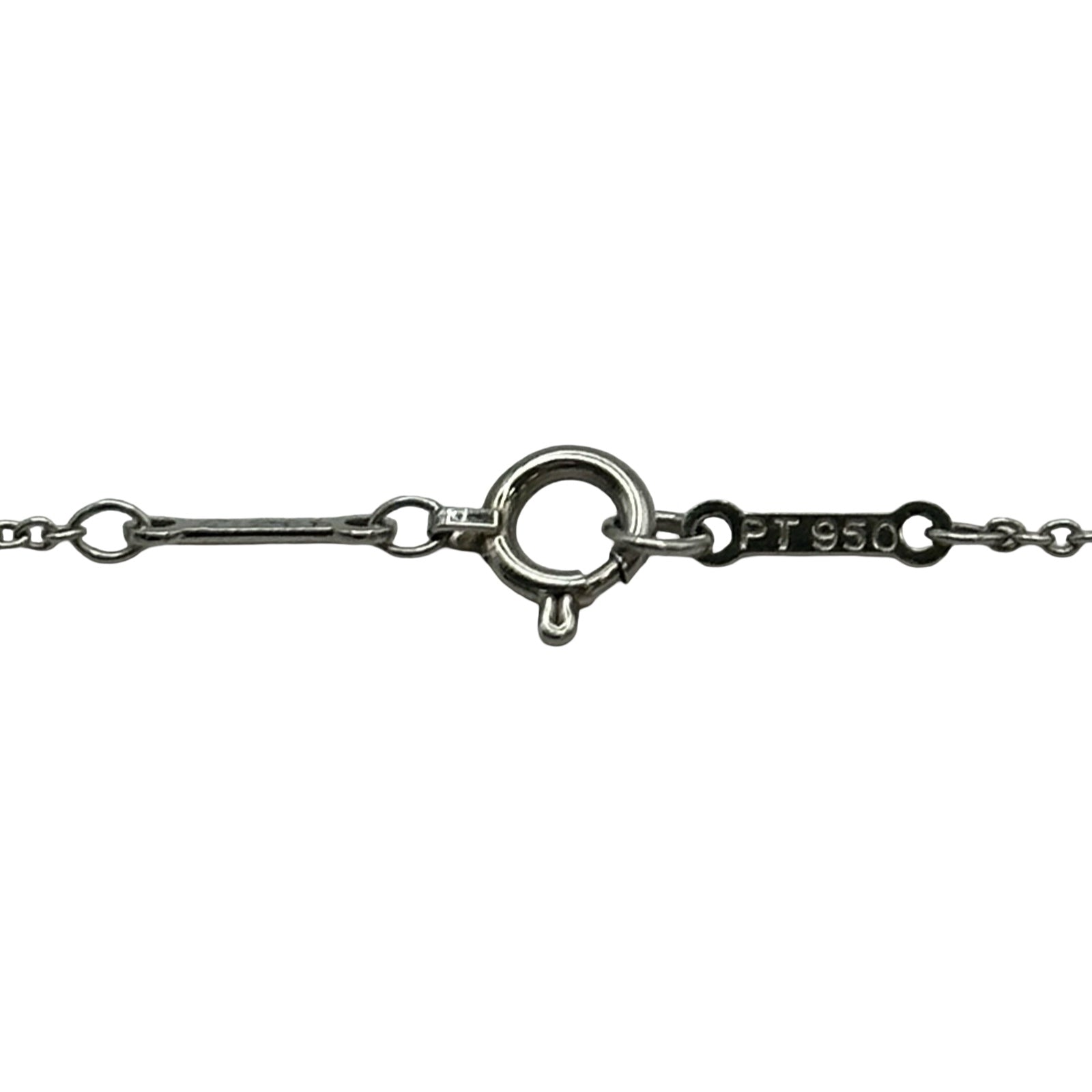 ティファニー TIFFANY＆CO バイザヤードネックレス プラチナ Pt950