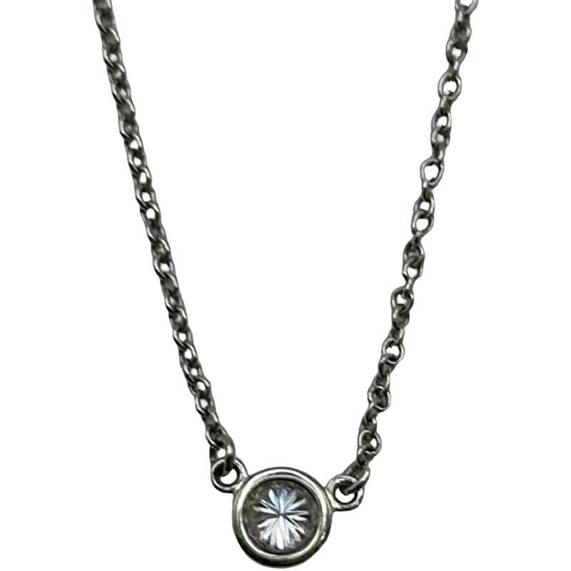 ティファニー TIFFANY＆CO バイザヤードネックレス プラチナ Pt950