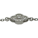 ヴァンクリーフ＆アーペル Van Cleef & Arpels スウィートアルハンブラダイヤ6Pブレス ホワイトゴールド Au750 ダイヤモンド ジュエリー