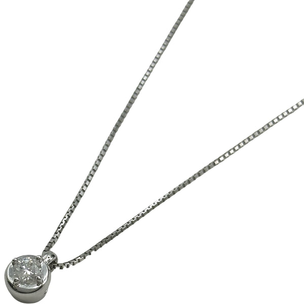 2152 タサキダイヤネックレスK18WGホワイトゴールド0.239ct 2152