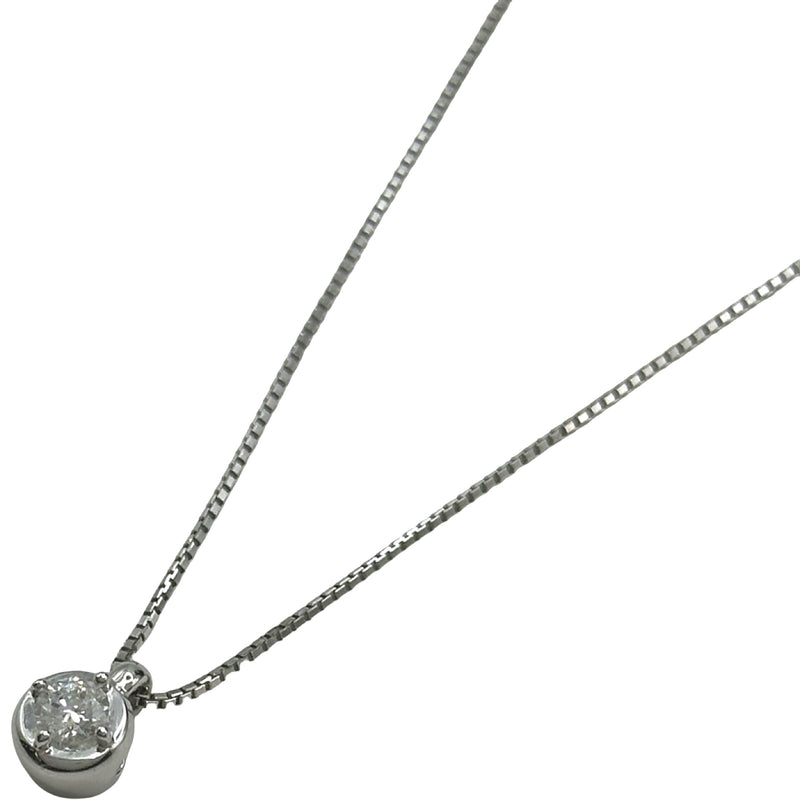 美品 TASAKI タサキ K18WG ダイヤモンドネックレスDIA0.19ct タサキ TASAKI ネックレス ホワイトゴールド K18WG ダイヤモンド