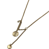 エルメス HERMES エクリブリスネックレスTPM ピンクゴールド Au750 ダイヤモンド ジュエリー