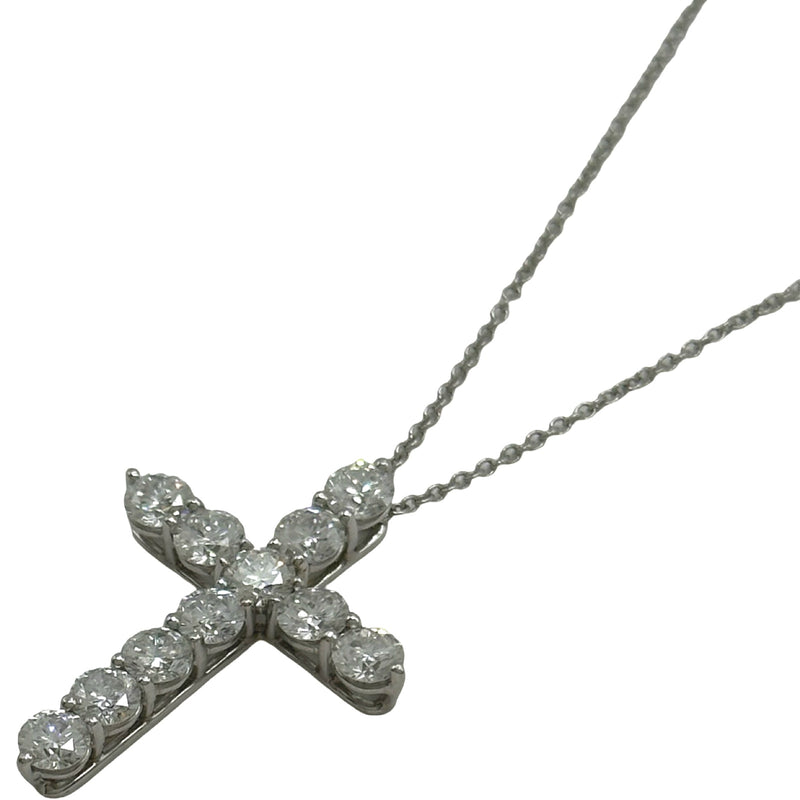 ティファニー　クロス　　ラージ　 ネックレス　PT950 ティファニー TIFFANY＆CO ラージクロスネックレス プラチナ Pt950