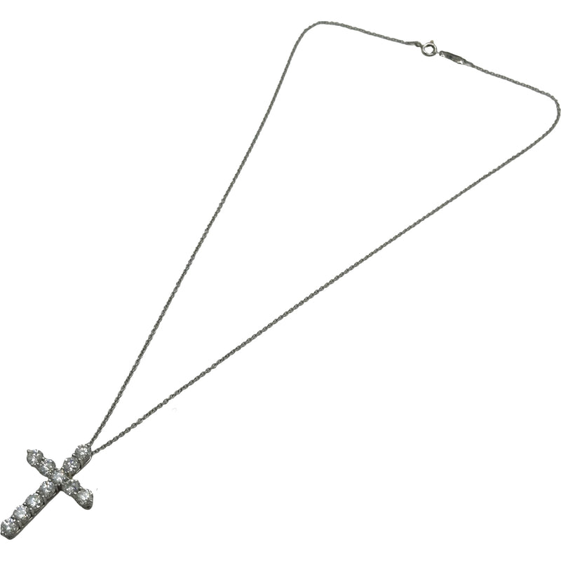 ティファニー TIFFANY＆CO ラージクロスネックレス プラチナ Pt950