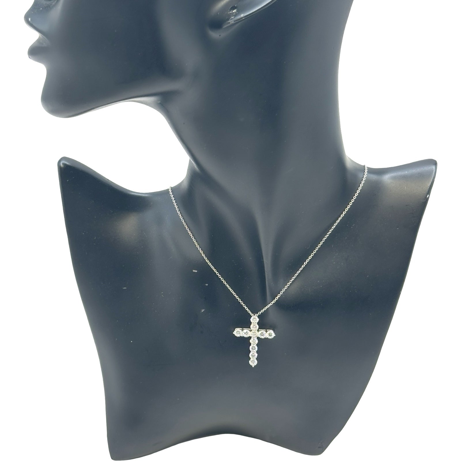 ティファニー TIFFANY＆CO ラージクロスネックレス プラチナ Pt950
