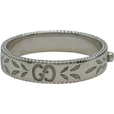 グッチ GUCCI アイコンブルームリング ホワイトゴールド Au750 ダイヤモンド ジュエリー