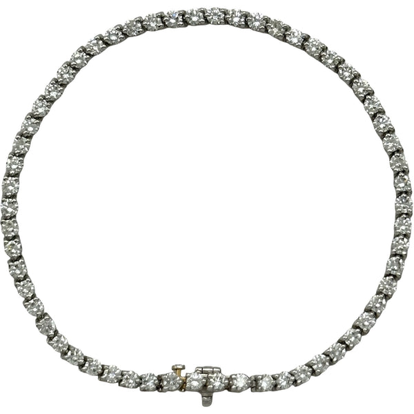 ティファニー TIFFANY＆CO テニスブレスレット ゴールド/プラチナ 750