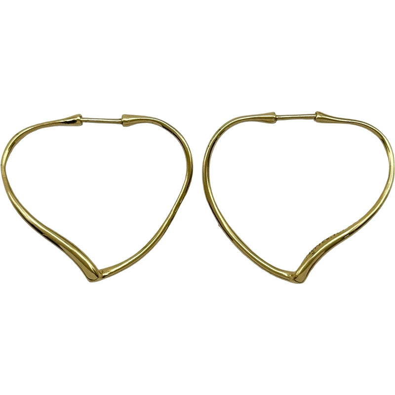 ティファニー TIFFANY＆CO オープンハートピアス ゴールド 18K