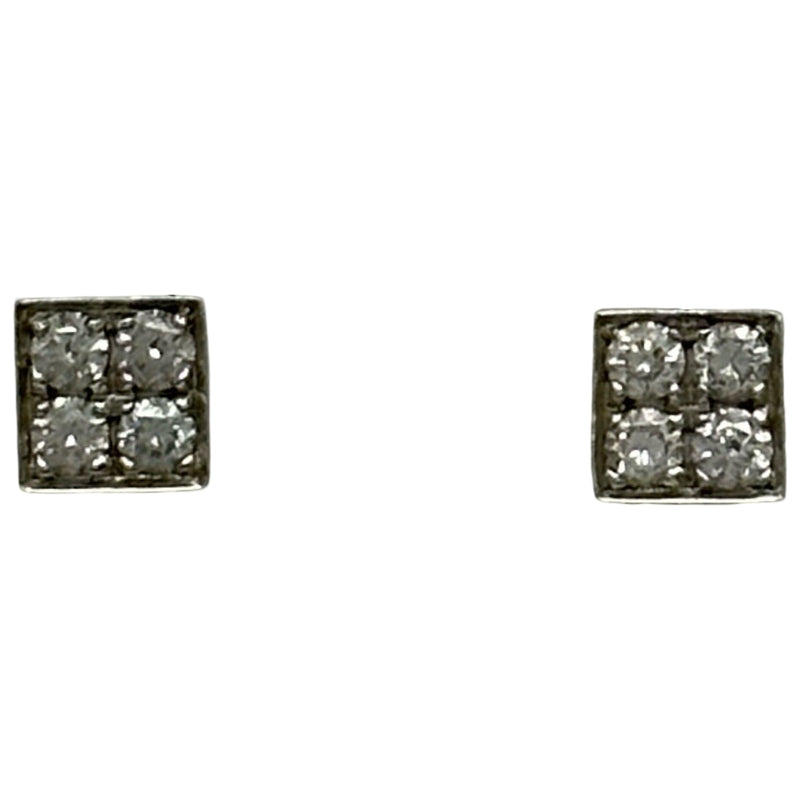 ブルガリ BVLGARI ルチアピアス ホワイトゴールド 750 ダイヤモンド