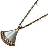 ブルガリ BVLGARI ディーバドリームネックレス ピンクゴールド 750 マザー オブ パール ジュエリー