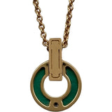ブルガリ BVLGARI ブルガリブルガリネックレス ピンクゴールド 750 マラカイト ジュエリー