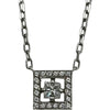 ブシュロン BOUCHERON アバスクエアネックレス ホワイトゴールド 750 ダイヤモンド ジュエリー