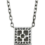 ブシュロン BOUCHERON アバスクエアネックレス ホワイトゴールド 750 ダイヤモンド ジュエリー