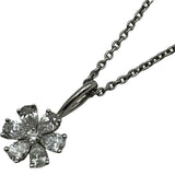 ハリーウィンストン HARRY WINSTON フォーゲットミーノットネックレス プラチナ Pt950 ダイヤモンド ジュエリー