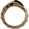 ブルガリ BVLGARI セルペンティリング ピンクゴールド 750 オニキス ジュエリー