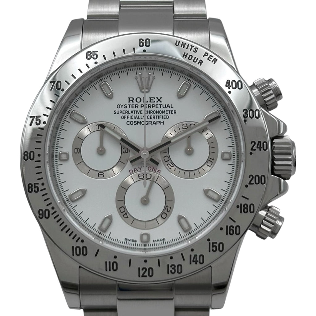 ロレックス ROLEX デイトナ 116520 ホワイト ステンレススチール 自動