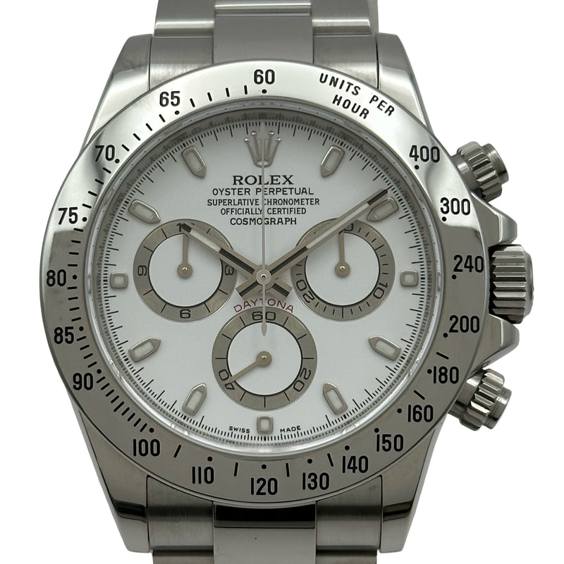 ロレックス ROLEX デイトナ 116520 ホワイト ステンレススチール 自動