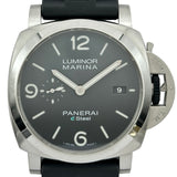 パネライ PANERAI ルミノールマリーナ e スチール グリジオ ロッチャ PAM01358 ブラック ステンレススチール 自動巻き メンズ 腕時計